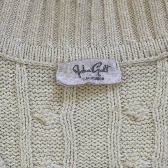 Brandy Melville John Galt Wool Blend Cable Knit Cardigan - Picture 4 of 11